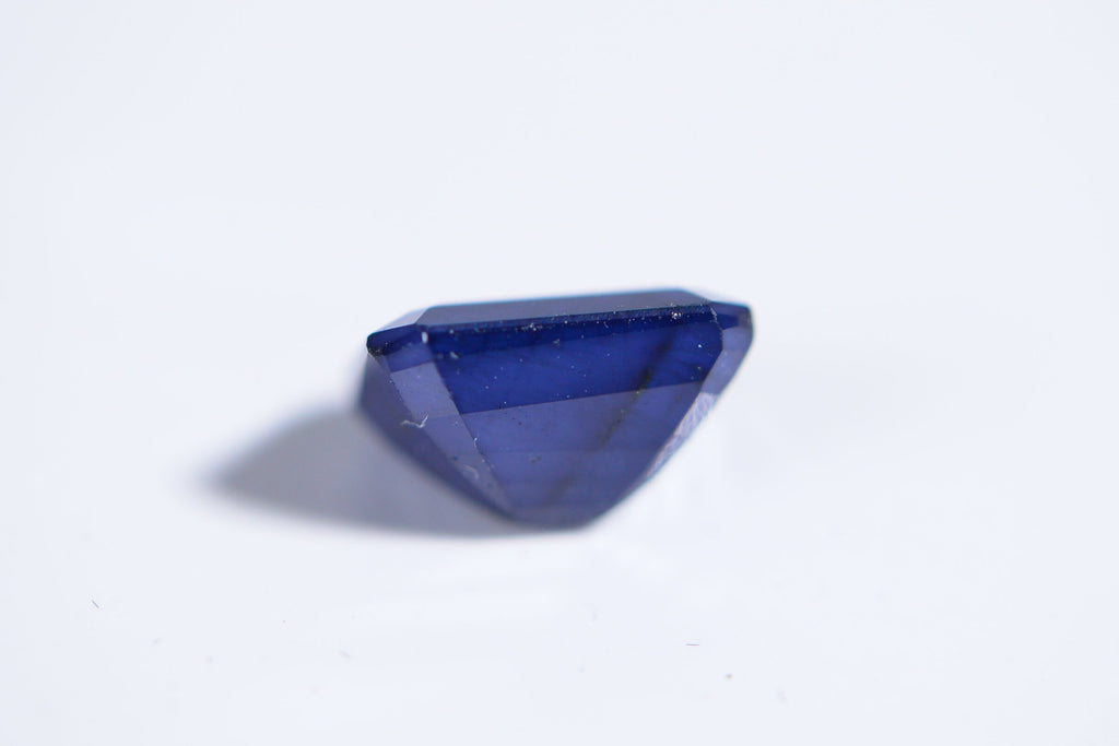 Genuine Sapphire Faceted Emerald Cut Cabochon Natural Gemstone Loose Gems Jewelry Making