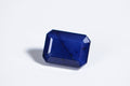 Genuine Sapphire Faceted Emerald Cut Cabochon Natural Gemstone Loose Gems Jewelry Making