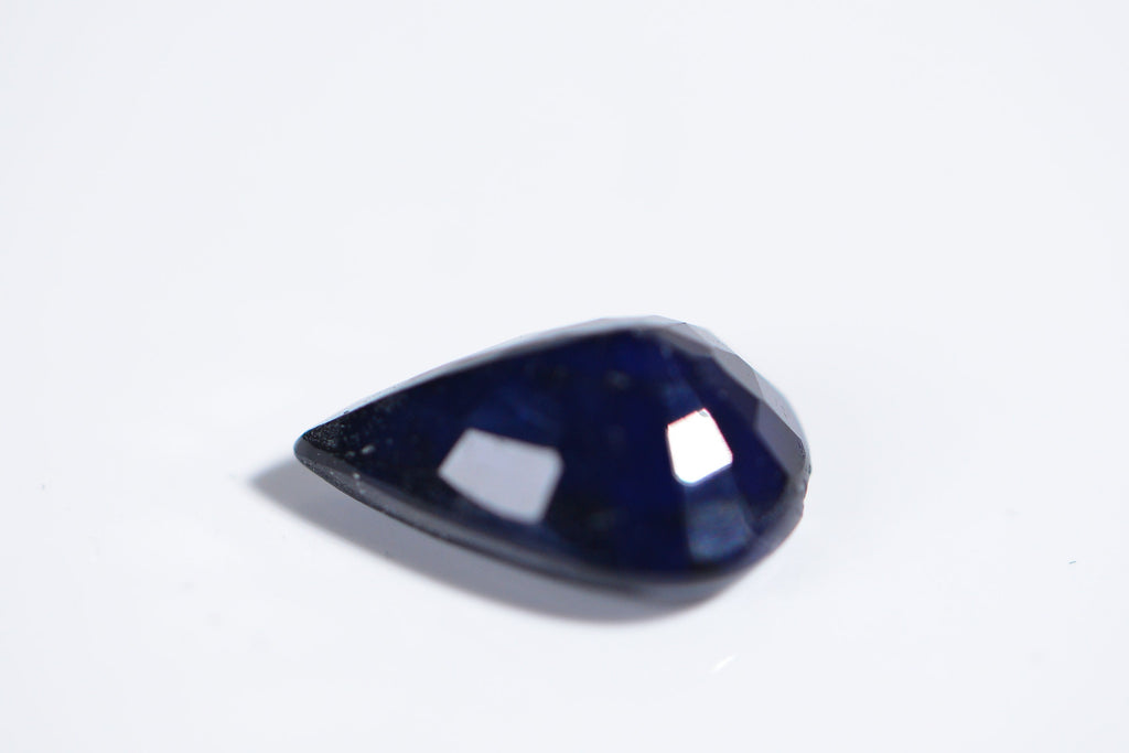 Genuine Sapphire Faceted Teardrop Cabochon Natural Gemstone Loose Gems Jewelry Making