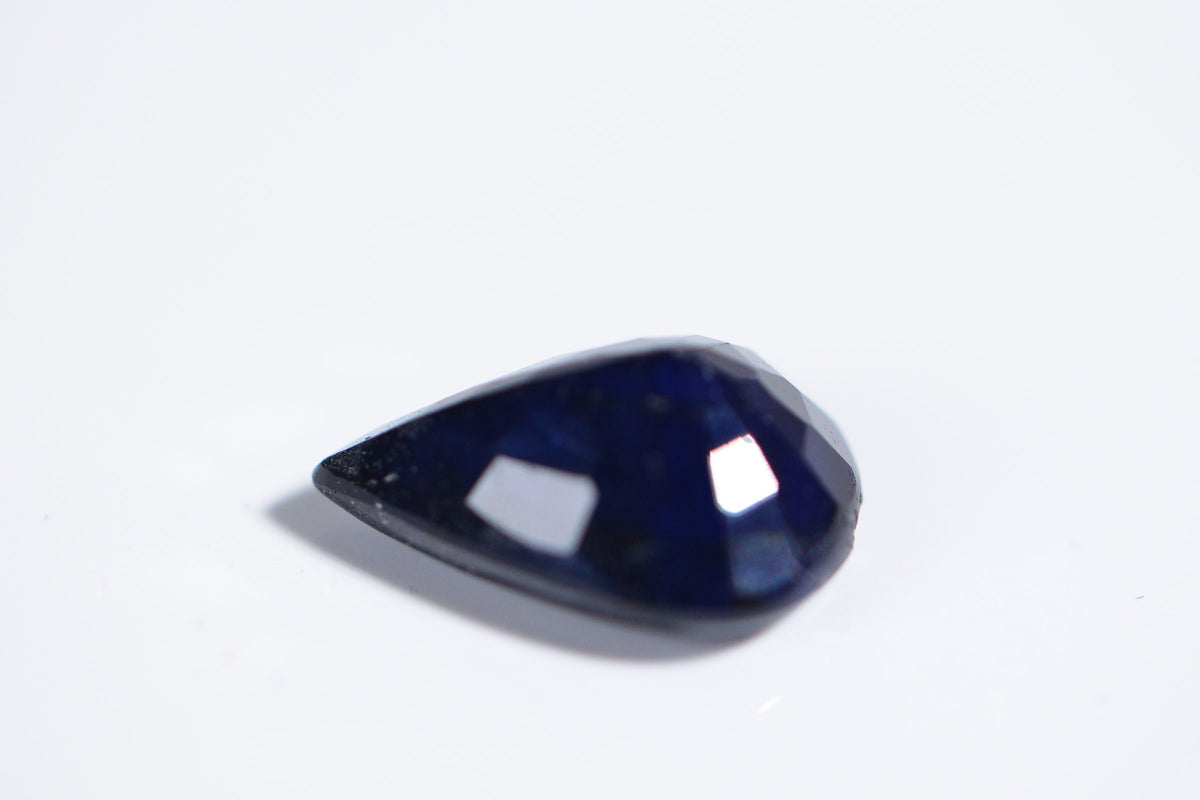 Genuine Sapphire Faceted Teardrop Cabochon Natural Gemstone Loose Gems Jewelry Making