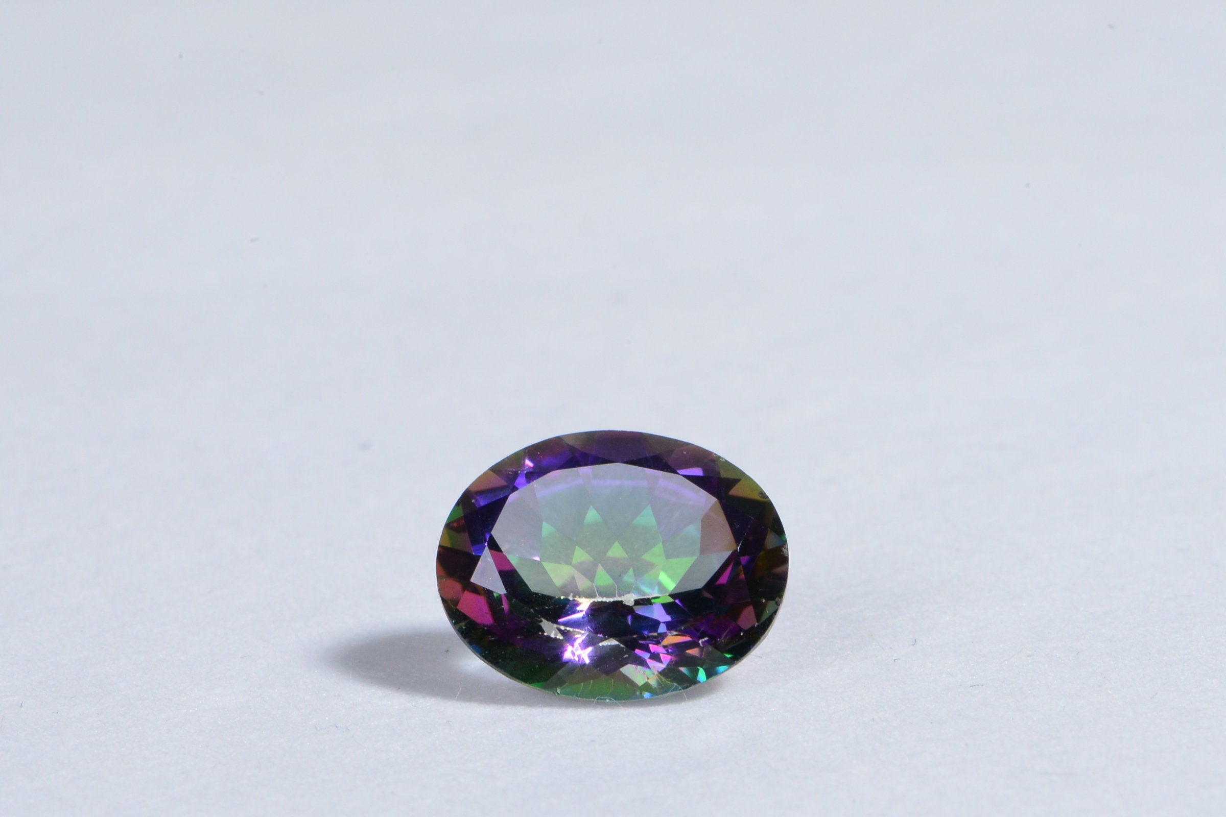 Natural Mystic topaz oval cabochon for ring Loose Cabochons