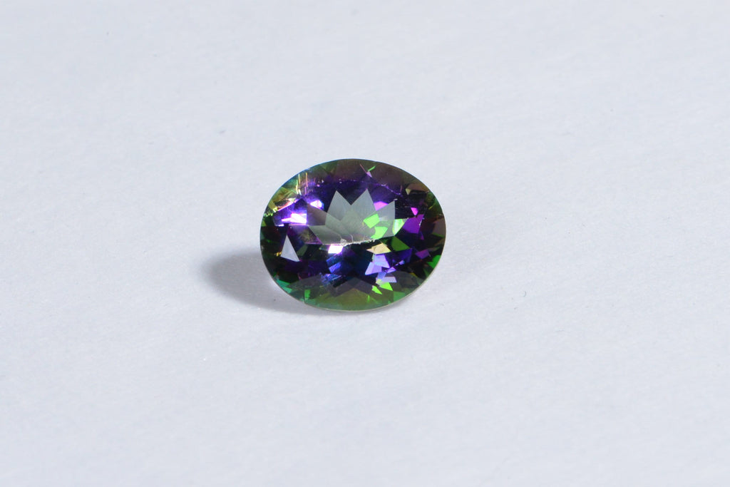 Natural Mystic topaz oval cabochon for ring Loose Cabochons
