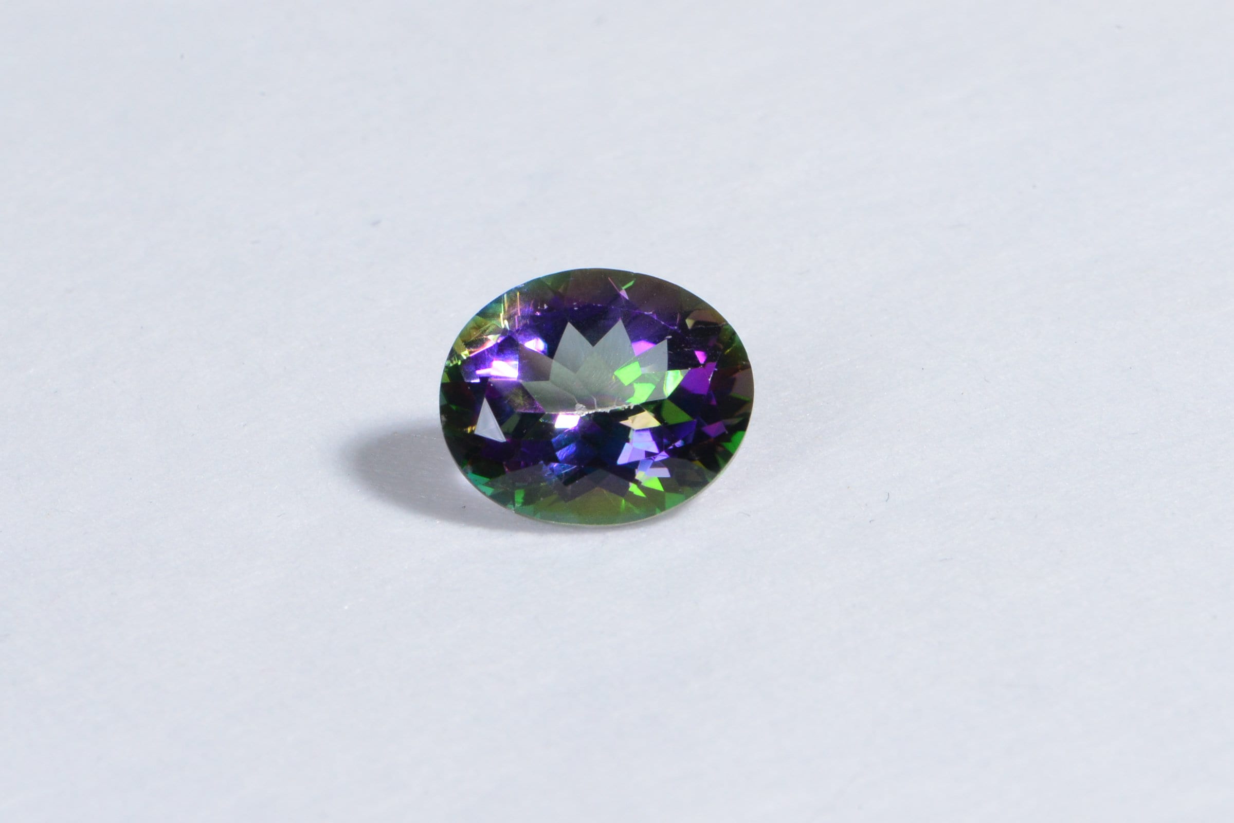 Natural Mystic topaz oval cabochon for ring Loose Cabochons