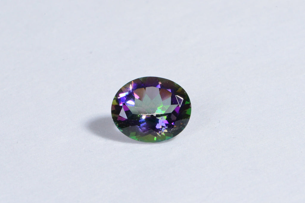 Natural Mystic topaz oval cabochon for ring Loose Cabochons