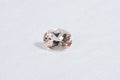 Peach Morganite Stone For Ring Oval Faceted Cabochon Natural Gemstone 1.15ct