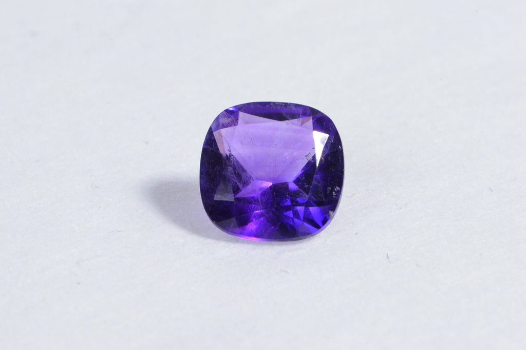 8mm Natural Amethyst Cushion cut cabochon loose gemstone
