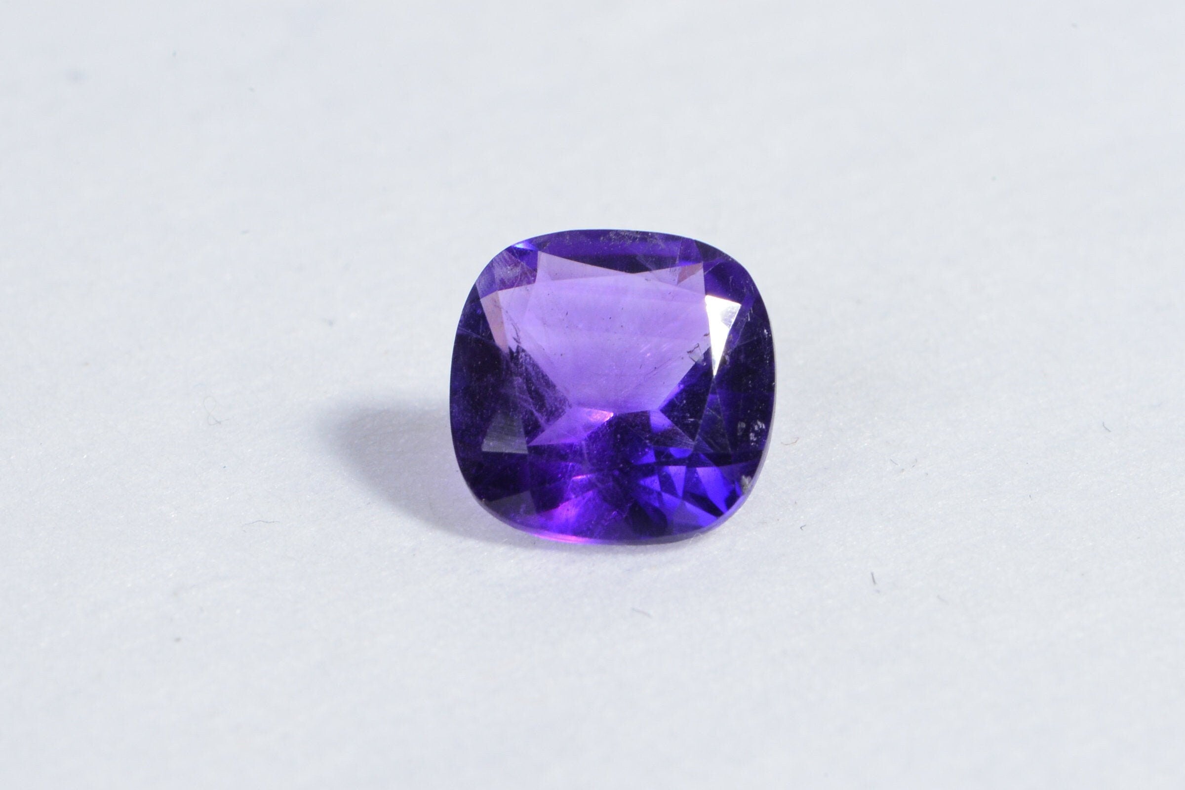 8mm Natural Amethyst Cushion cut cabochon loose gemstone