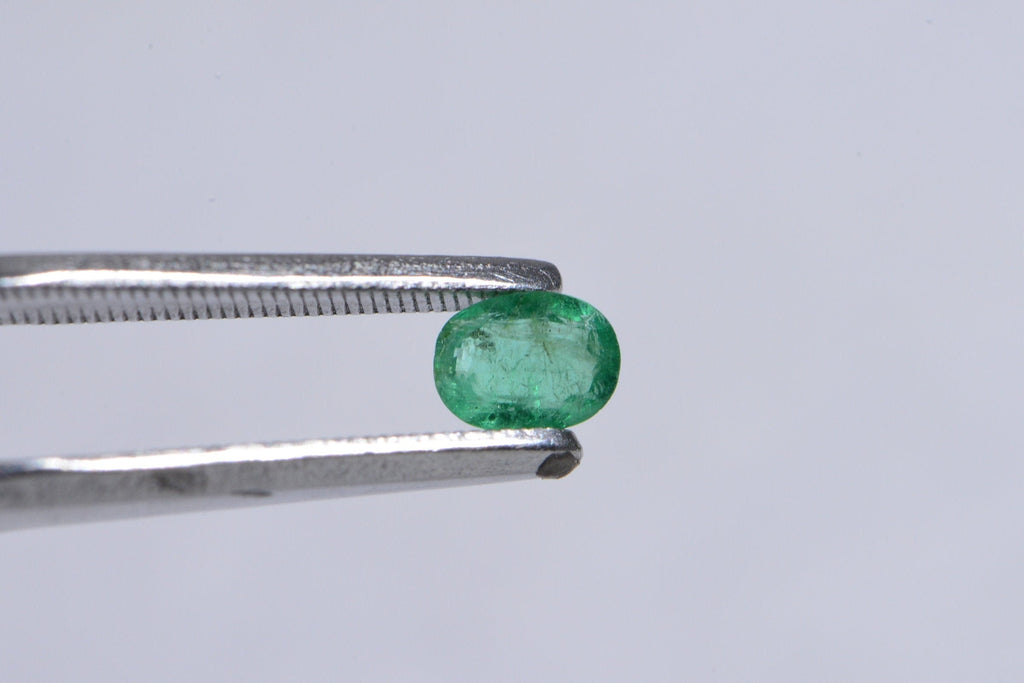 Colombian Emerald Cabochon Natural Emerald  Loose 4X3 mm Birthstone May
