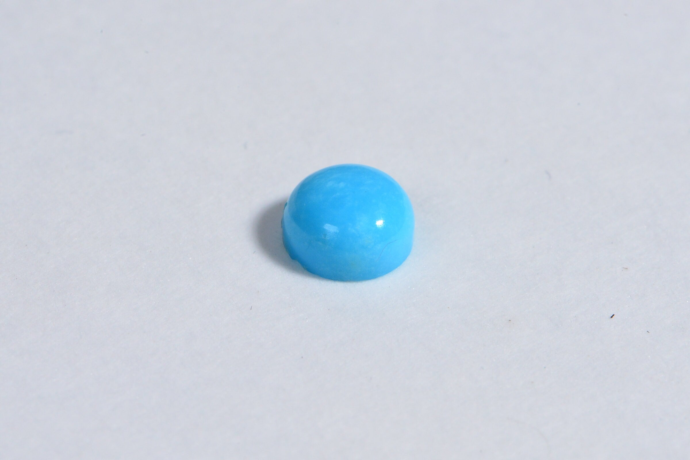 Arizona Sleeping Beauty Turquoise Round Cabochon 8 mm Hand Cut Natural Gemstone Cabochon