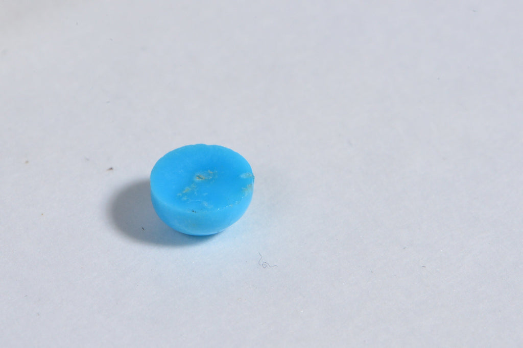 Arizona Sleeping Beauty Turquoise Round Cabochon 8 mm Hand Cut Natural Gemstone Cabochon
