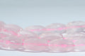 AAA Rose Quartz Faceted Barrel Beads: Crystal Pink Gemstone (2 beads)