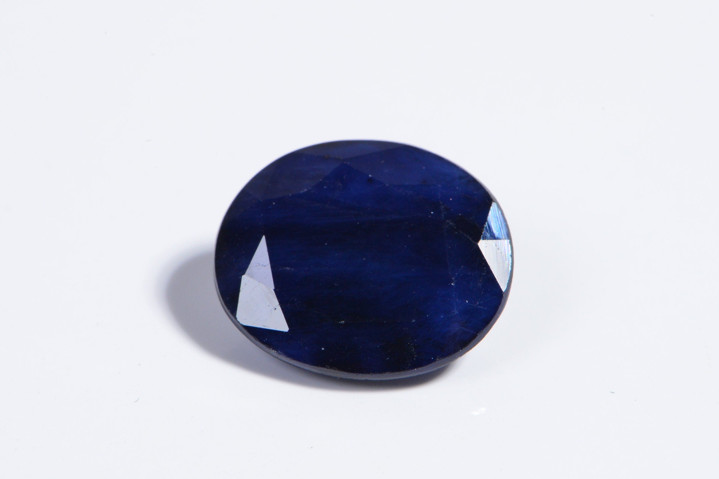 Natural Sapphire Cabochon Oval Faceted 11 X7 mm Gemstone Loose Gems Jewelry Making