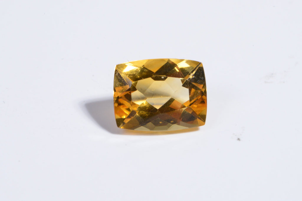 9X7mm Natural Citrine Octagon  Facet Cabochon For Ring Baguette Cab Birthstone November
