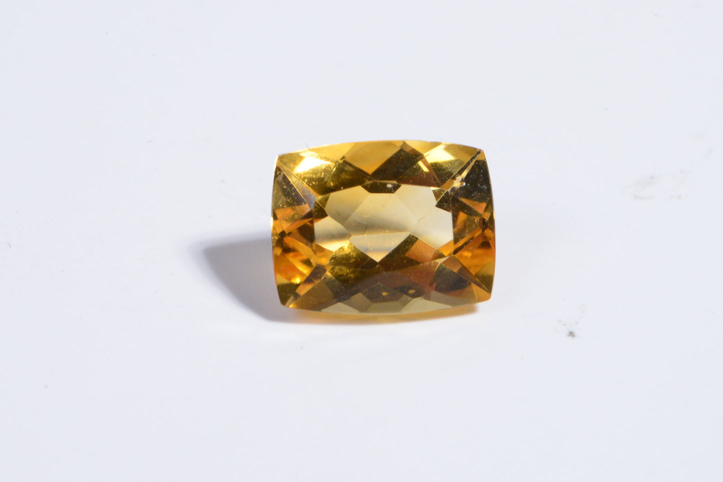 9X7mm Natural Citrine Octagon  Facet Cabochon For Ring Baguette Cab Birthstone November