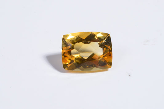 9X7mm Natural Citrine Octagon  Facet Cabochon For Ring Baguette Cab Birthstone November
