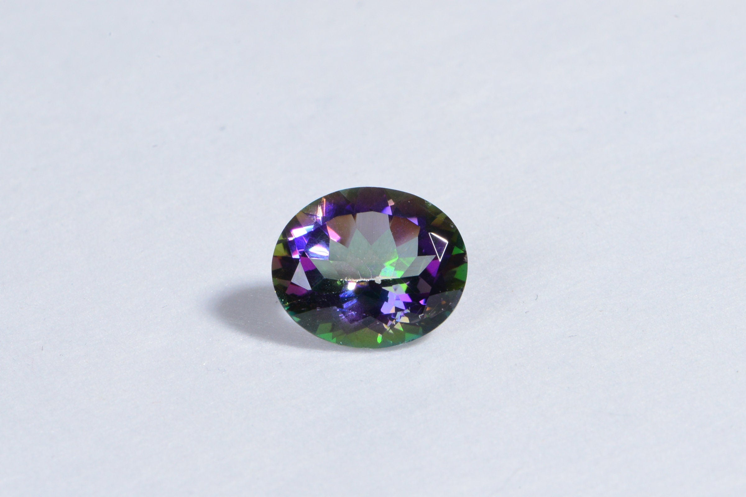Natural Mystic topaz oval cabochon for ring Loose Cabochons