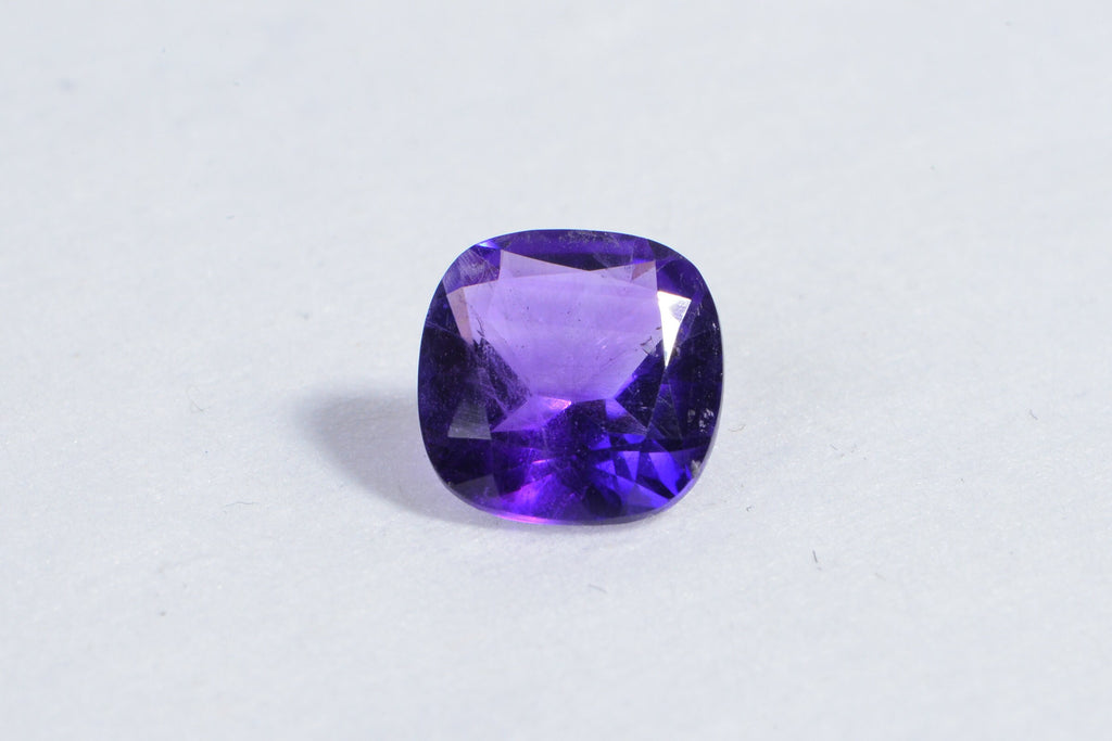8mm Natural Amethyst Cushion cut cabochon loose gemstone