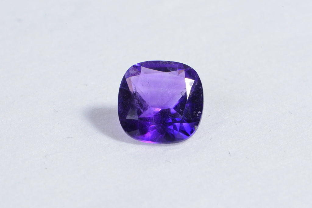 8mm Natural Amethyst Cushion cut cabochon loose gemstone