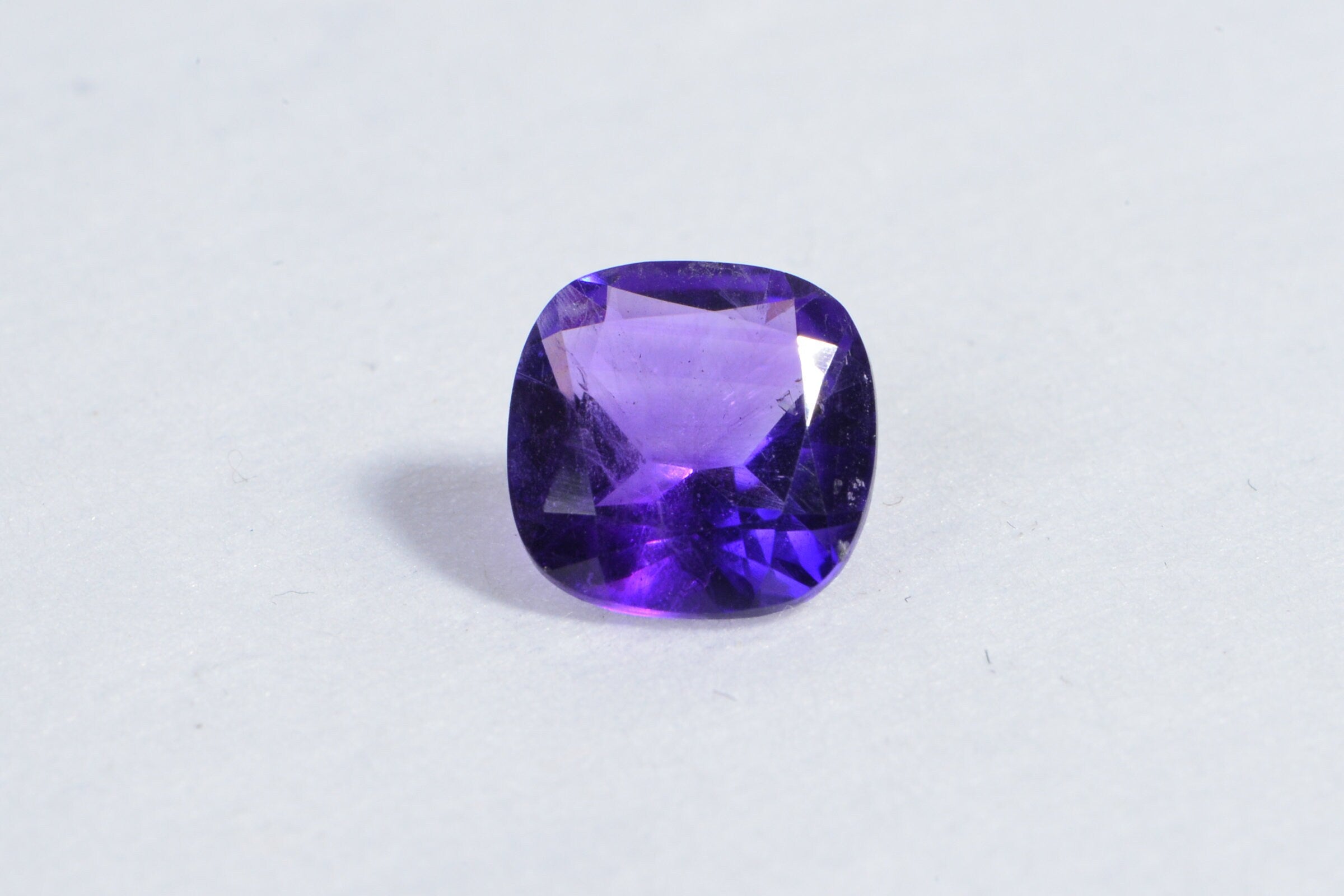 8mm Natural Amethyst Cushion cut cabochon loose gemstone