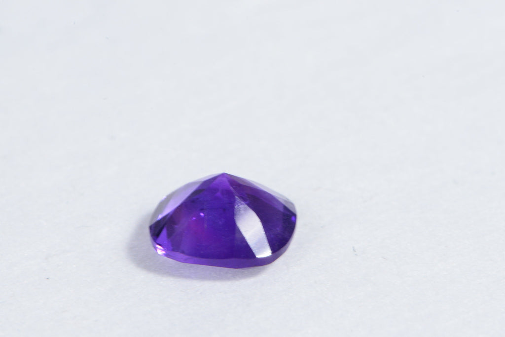 8mm Natural Amethyst Cushion cut cabochon loose gemstone