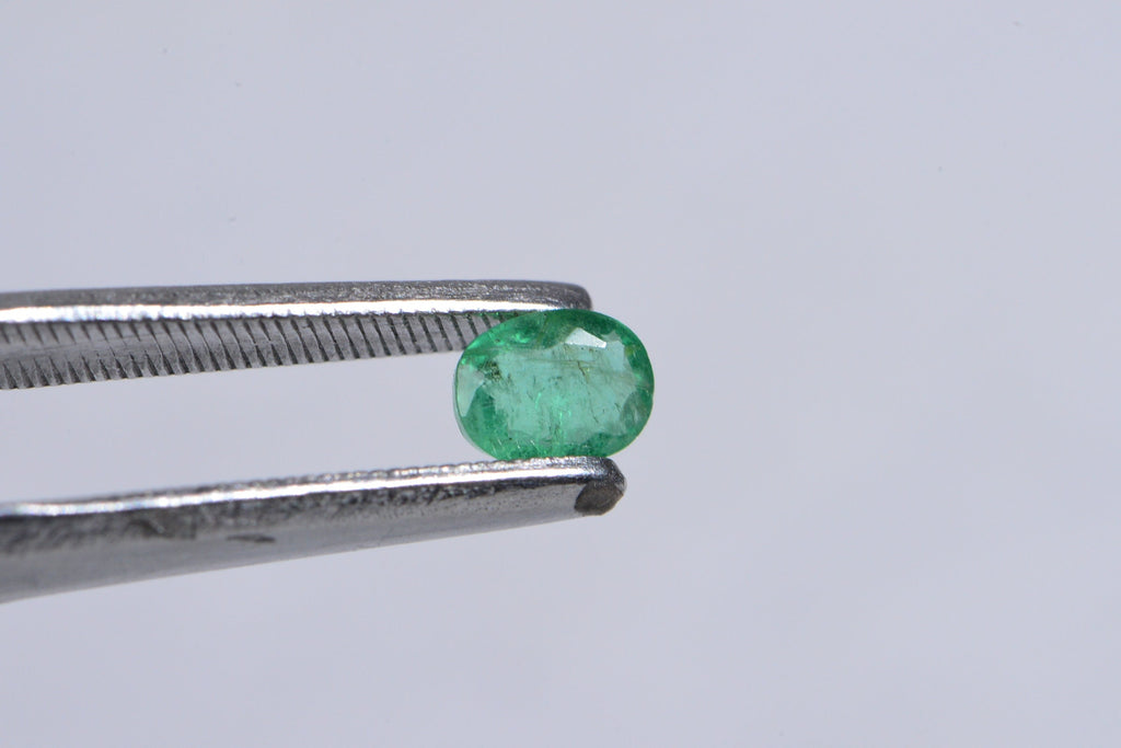 Colombian Emerald Cabochon Natural Emerald  Loose 4X3 mm Birthstone May