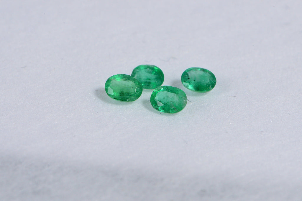 Colombian Emerald Cabochon Natural Emerald  Loose 4X3 mm Birthstone May