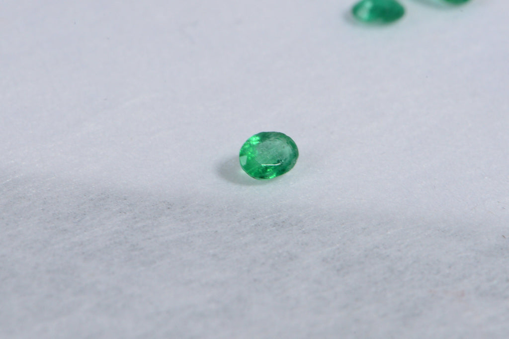 Colombian Emerald Cabochon Natural Emerald  Loose 4X3 mm Birthstone May