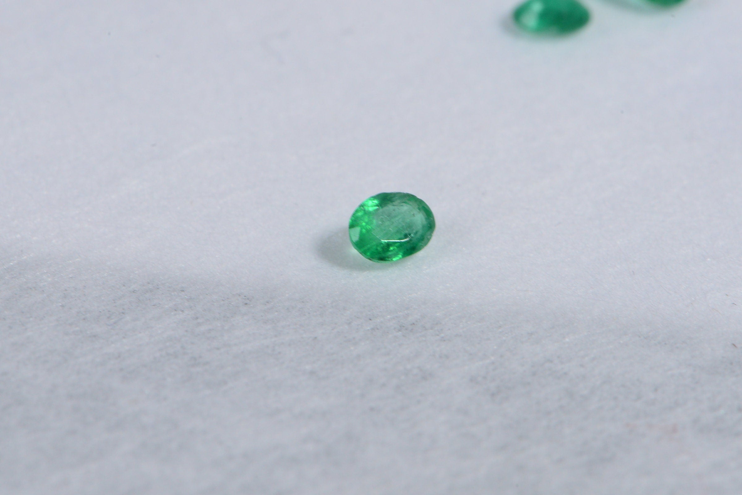 Colombian Emerald Cabochon Natural Emerald  Loose 4X3 mm Birthstone May