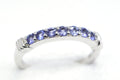 Genuine Tanzanite Sterling Silver Ring - December Birthstone, US Size 7