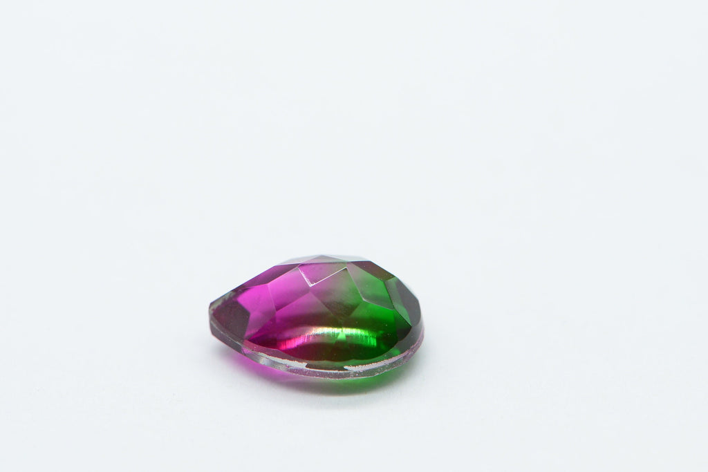 Watermelon Tourmaline Pear Cabochon 17.4X13 mm 12.4ct Multi Color Gemstone