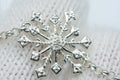 Diamond Snowflake connector Bracelet Link Unfinished Jewelry Components for Jewelry Sterling Silver