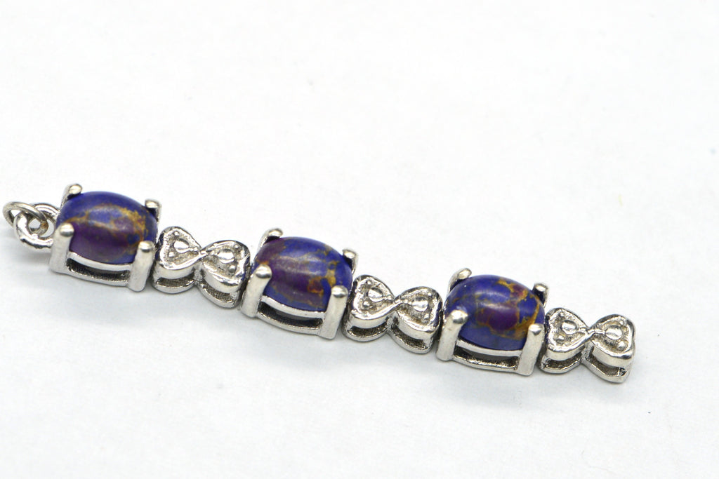 Mojave Turquoise Chain Link Sterling silver  Unfinished Bracelet Necklace Supplies Parts of jewelry