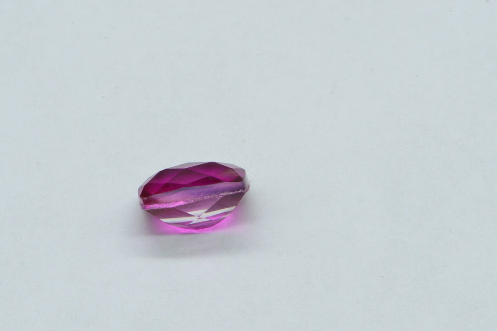 Hot Pink Rubellite Tourmaline: Emerald Cut Gemstone (9X7mm)