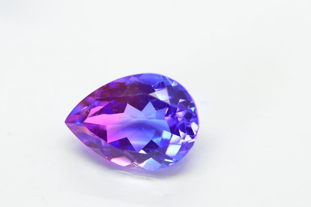 Color Change Alexandrite Doublet Quartz Lab Creative Oval Cabochon Stone For Rings
