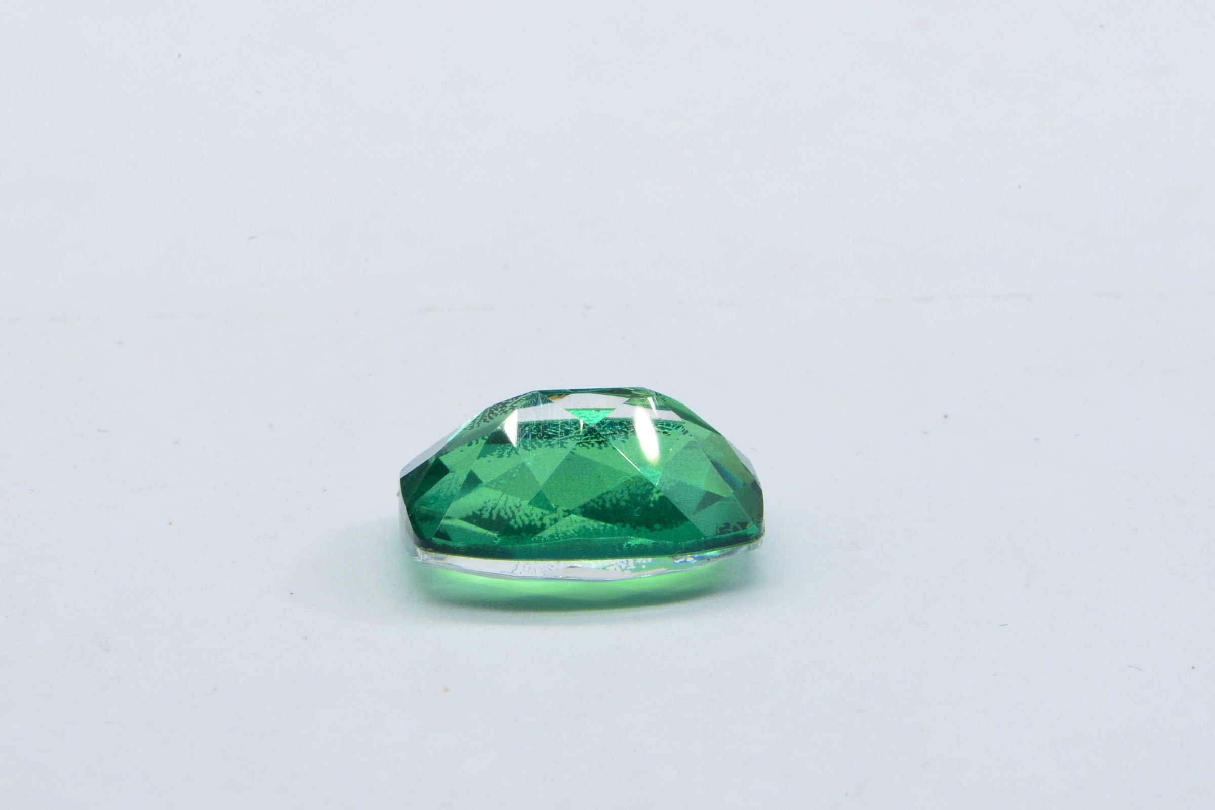Peacock Quartz Octagon Multiple Cut 17X12X8.5mm Large Rectangle Cabochon