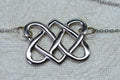 Celtic Knot Sterling Silver Pendant Necklace - 18 Inch