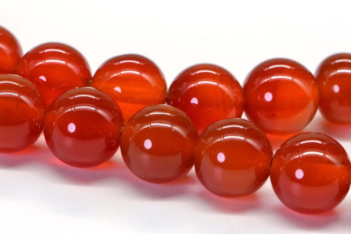 6mm Carnelian Round Bead Natural Gemstone Bead Half strand 7.5 inch