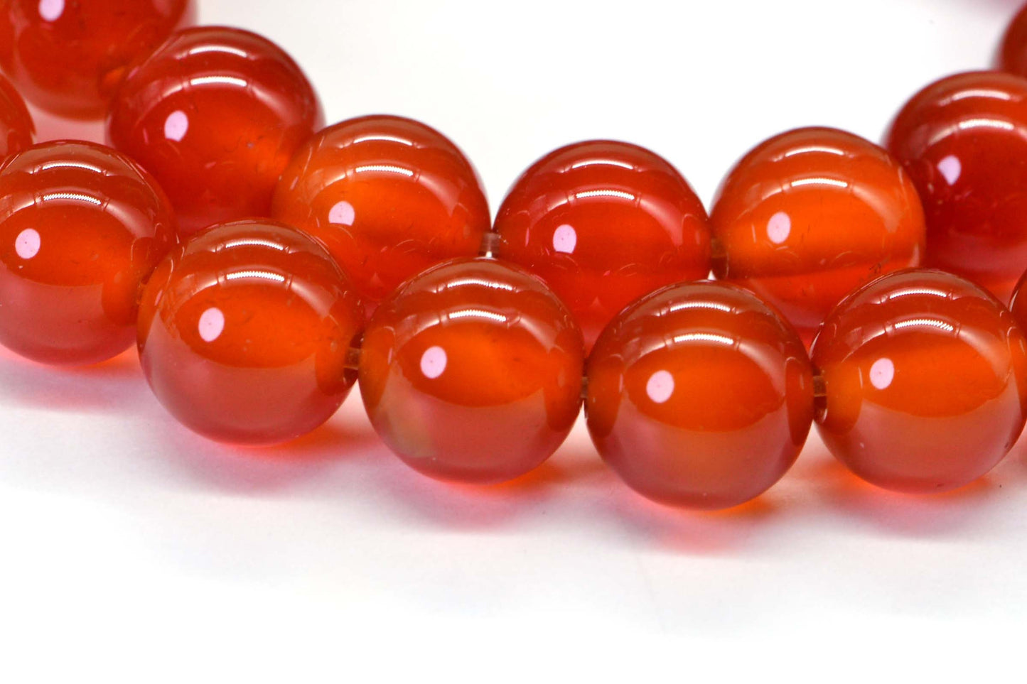 6mm Carnelian Round Bead Natural Gemstone Bead Half strand 7.5 inch