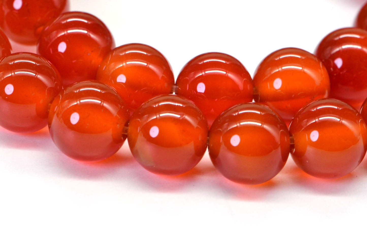 6mm Carnelian Round Bead Natural Gemstone Bead Half strand 7.5 inch