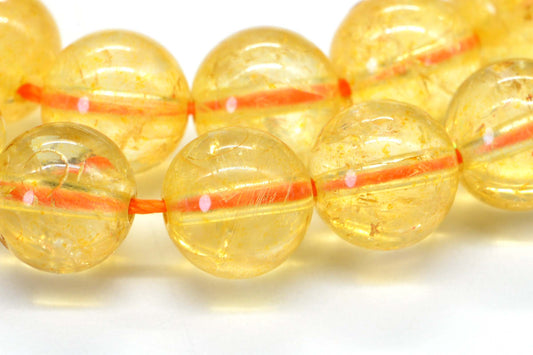 CITRINE Beads 8 mm Natural Gemstone Beads Jewelry Making Supplies