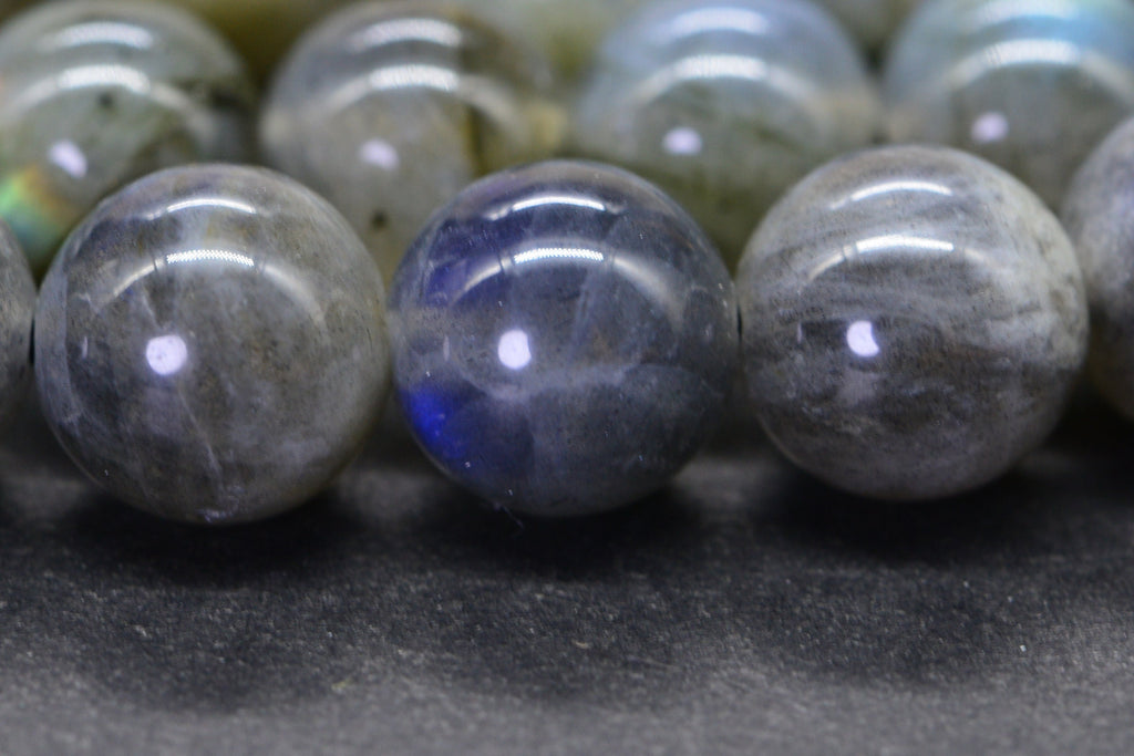 Labradorite Beads Round 8 mm Natural Gemstone Beads Jewelry Making Supplies