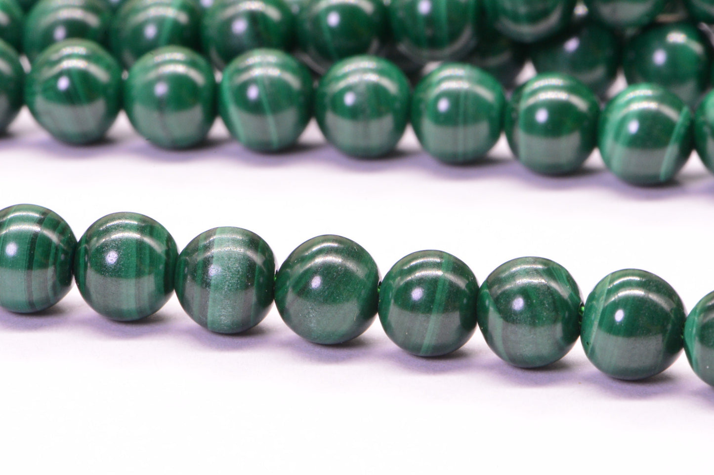 5mm Natural Malachite Beads: Round Gemstone Jewelry Supplies