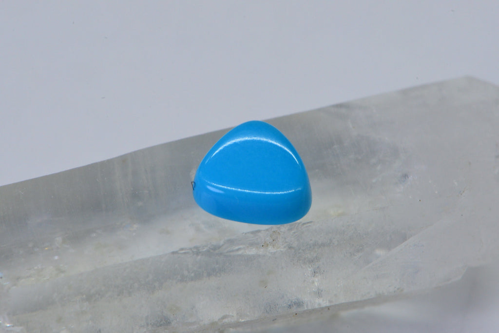 Arizona Sleeping Beauty Turquoise, Triangle, Trillion Cabochon 5.8 mm
