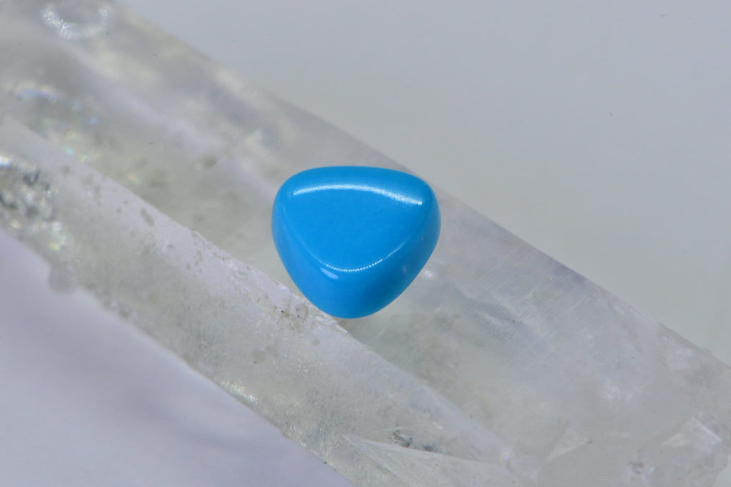 Arizona Sleeping Beauty Turquoise, Triangle, Trillion Cabochon 5.8 mm