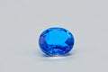 Neon Blue Topaz Doublet Quartz Oval Facet Cabochon