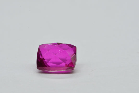 Hot Pink Rubellite Tourmaline: Emerald Cut Gemstone (9X7mm)