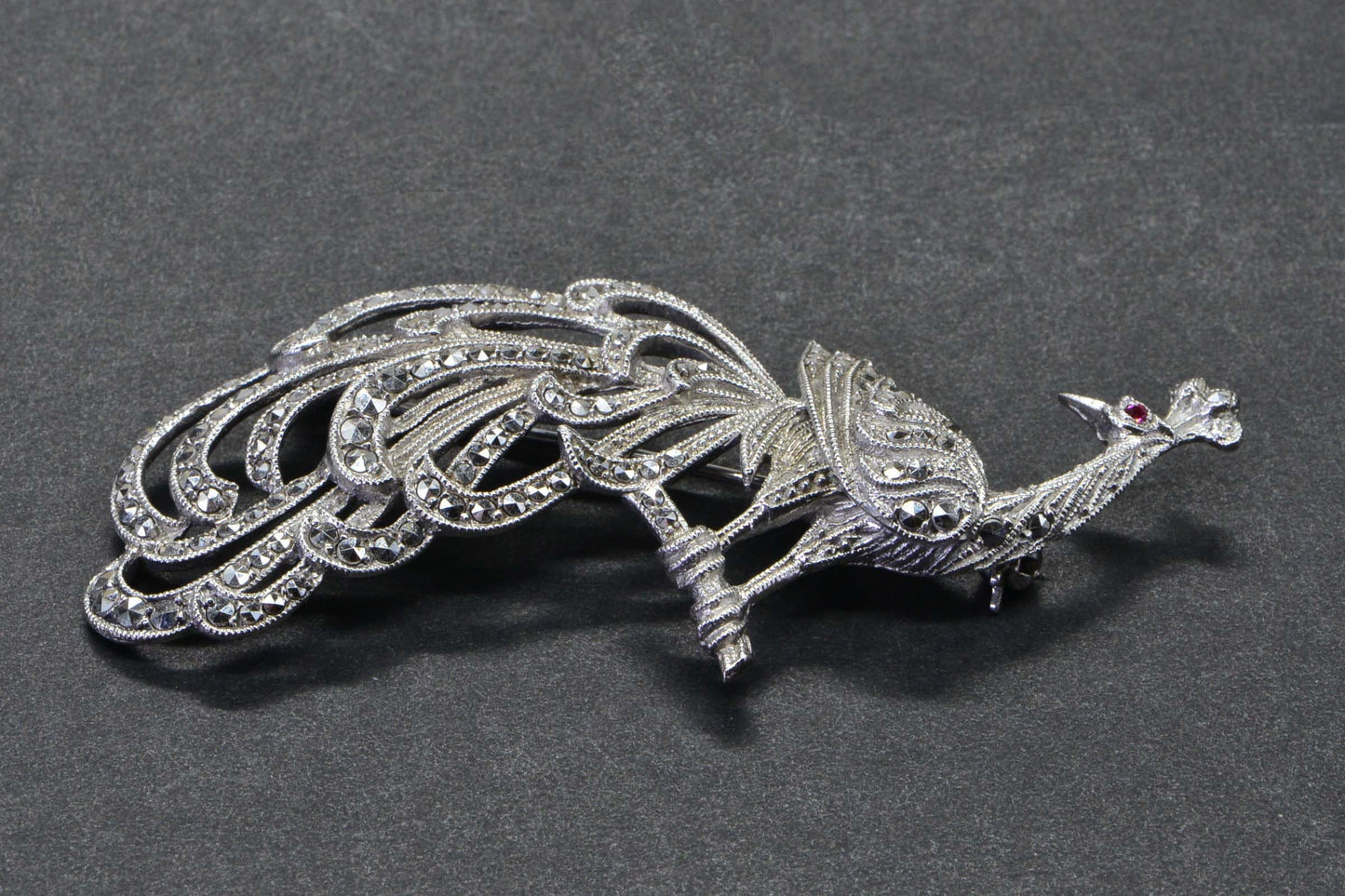 Peacocks Brooches Sterling silver Vintage Brooch