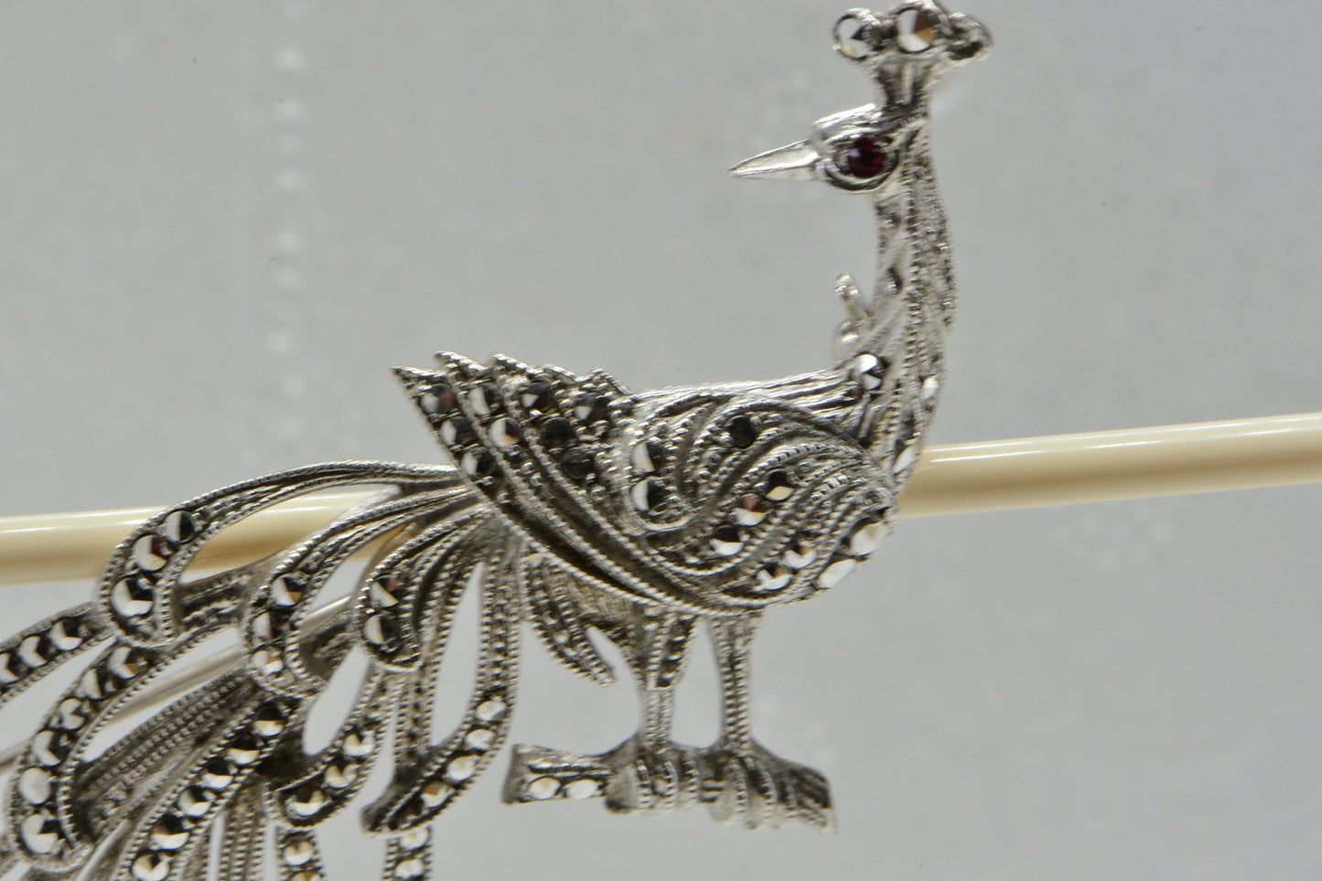 Peacocks Brooches Sterling silver Vintage Brooch