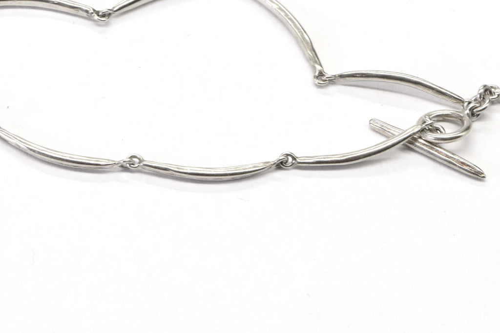 Sterling Silver Chain Bracelet With Charms Moon and Stars with face of sun