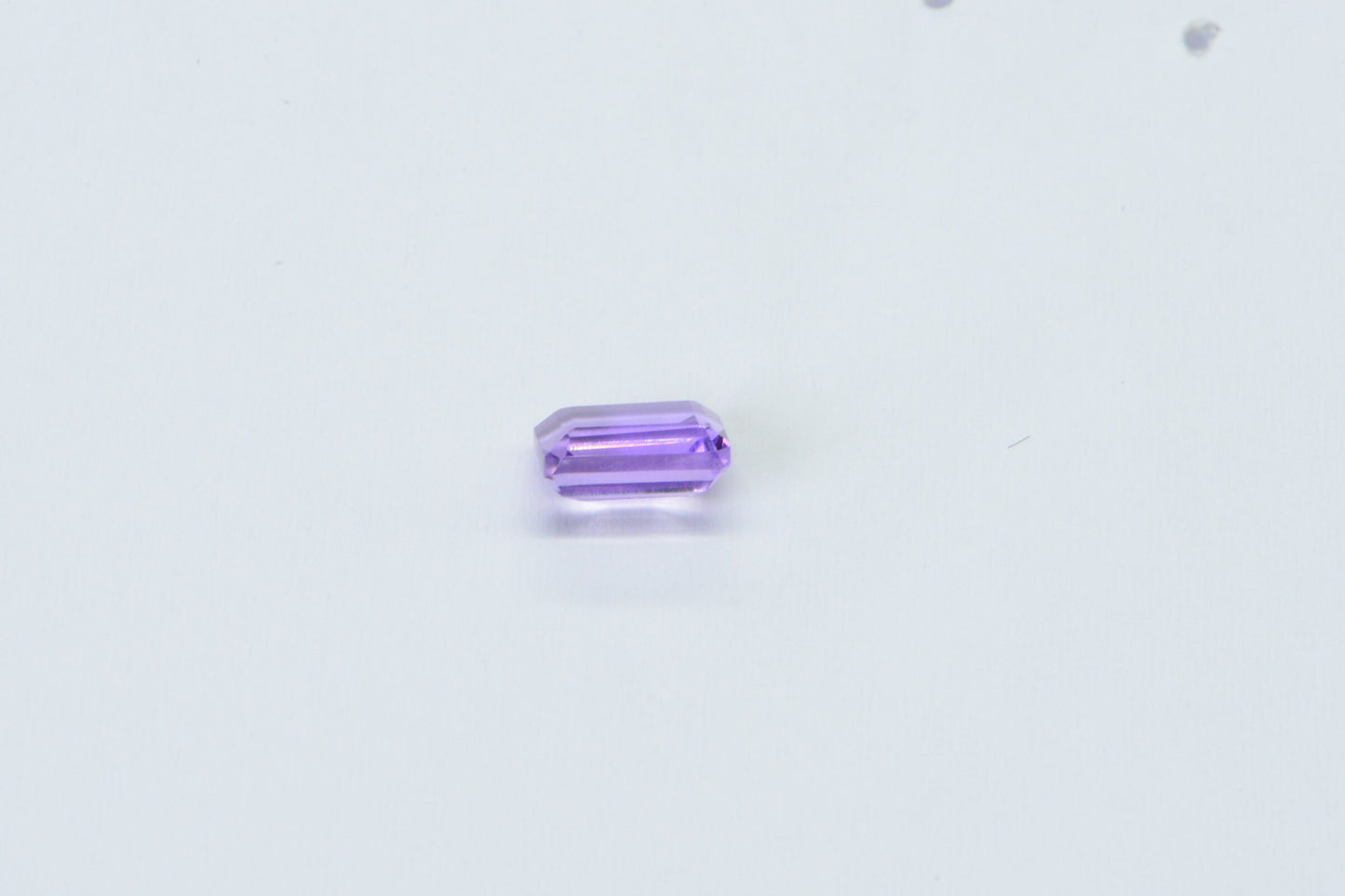 Natural Amethyst Rectangle Faceted Cabochon 7X5 mm Emerald Cut Amethyst
